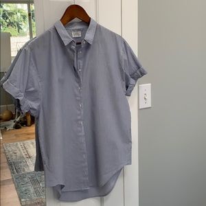 Aritzia Community striped button down